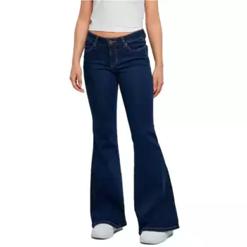 Джинсы Urban Classics Organic Flared low waist, синий