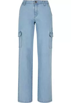 Джинсы Urban Classics Wide leg Cargo Jeans, синий деним