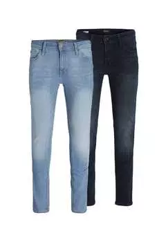 Джинсы узкие 2 пары джинсов брюки jjiliam jjoriginal agi джинсы брюки Jack & Jones, цвет mc bd