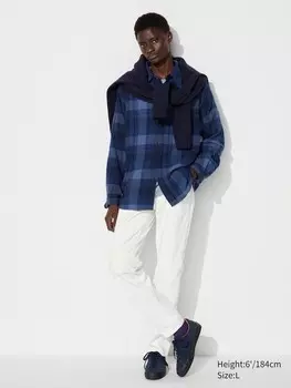 Джинсы узкого цвета ultra stretch Uniqlo, белый