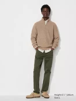 Джинсы узкого цвета ultra stretch Uniqlo, зеленый