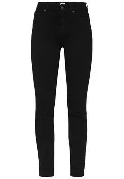 Джинсы узкого кроя 09:00 со средней талией Future:People., черный