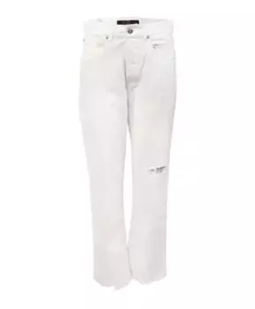 Джинсы узкого кроя 3X1, белый