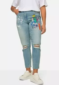 Джинсы узкого кроя 5-POCKET Angel of Style, светло-голубой деним