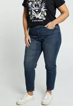 Джинсы узкого кроя 7/8-LOUISE MIT GRTELIMITATION Paprika, цвет denim