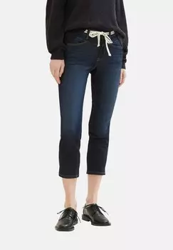Джинсы узкого кроя ALEXA CROPPED TOM TAILOR, темно-синий