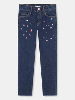 Джинсы узкого кроя Billieblush, синий