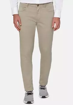 Джинсы узкого кроя Boggi Milano, серо-коричневый