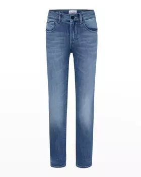 Джинсы узкого кроя Brady для мальчиков DL1961 Premium Denim, цвет Medium Blue