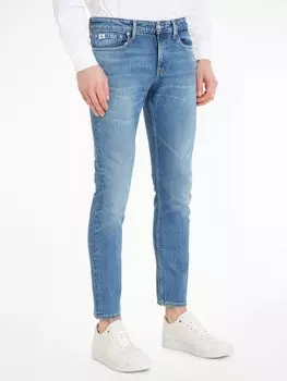 Джинсы узкого кроя Calvin Klein, джинсовый светлый
