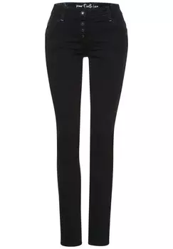 Джинсы узкого кроя Cecil, черный