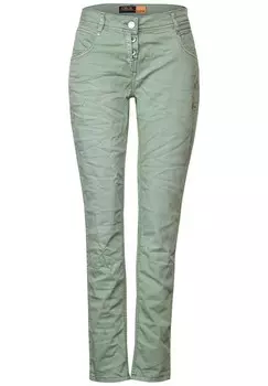 Джинсы узкого кроя Cecil, хаки