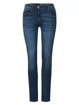 Джинсы узкого кроя Cecil Toronto, темно-синий