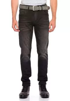Джинсы узкого кроя CIPO & BAXX, черный
