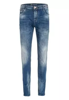 Джинсы узкого кроя CIPO & BAXX, небесно-голубой/синий деним