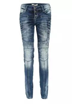 Джинсы узкого кроя Cipo & Baxx Zigzag 2, синий