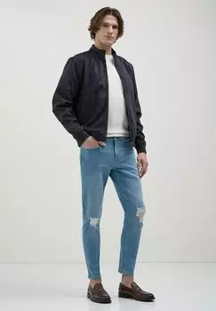 Джинсы узкого кроя Con Rotture Calliope, синие