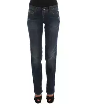 Джинсы узкого кроя Costume National, синий