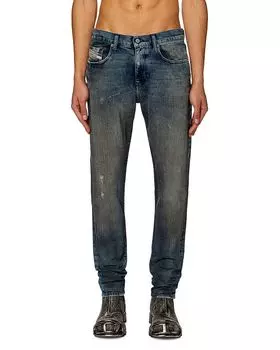 Джинсы узкого кроя D-Strukt 2019 из денима Diesel, синий