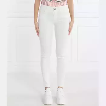 Джинсы узкого кроя Desigual, белый