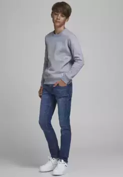 Джинсы узкого кроя для подростков Jack & Jones "JJIGLENN JJORIGINAL AM 814 NOOS JNR" Jack & Jones Junior, синий