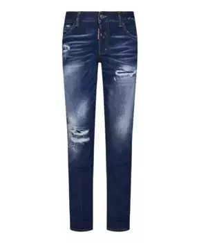 Джинсы узкого кроя Dsquared2, синий