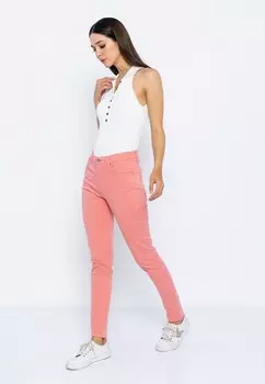 Джинсы узкого кроя Edoardo Caravella, розовый