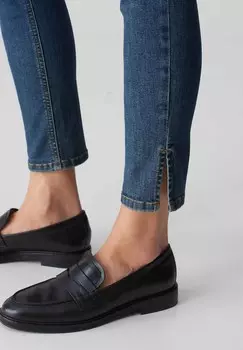 Джинсы узкого кроя ELMA CLASSY SLIT Opus, темно-синий деним