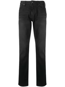Джинсы узкого кроя Emporio Armani, черный