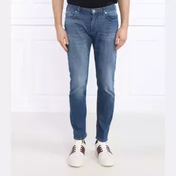 Джинсы узкого кроя Emporio Armani, синий