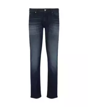 Джинсы узкого кроя Emporio Armani, синий