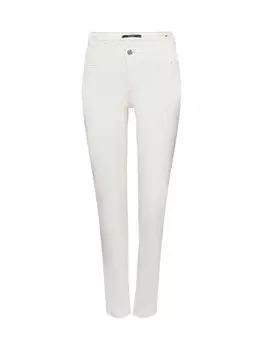 Джинсы узкого кроя Esprit, белый