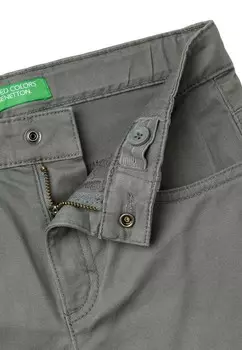 Джинсы узкого кроя FIVE-POCKET SLIM FIT United Colors of Benetton, серый