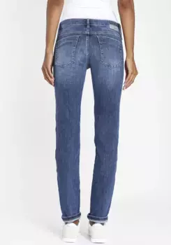 Джинсы узкого кроя GANG "94JOJO", свобода движений и отличная стабильность размеров, голубой