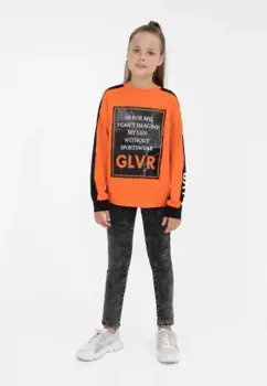 Джинсы узкого кроя Gulliver на теплой флисовой подкладке, серый