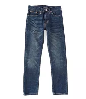 Джинсы узкого кроя из эластичного денима Polo Ralph Lauren Big Boys 8-20 Sullivan, синий