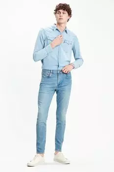 Джинсы узкого кроя из лиоцелла 512 с потертым эффектом Levi'S, синий