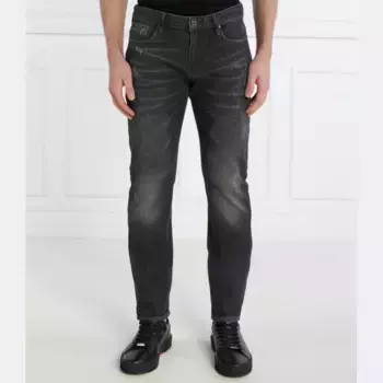 Джинсы узкого кроя j06 Emporio Armani, черный