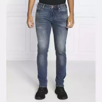 Джинсы узкого кроя j06 Emporio Armani, синий