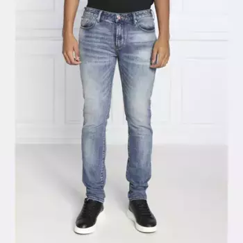 Джинсы узкого кроя j06 Emporio Armani, синий