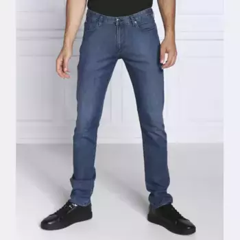 Джинсы узкого кроя j06 Emporio Armani, синий