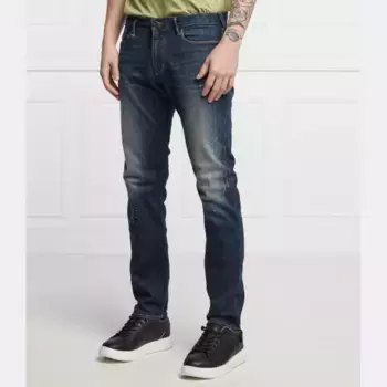 Джинсы узкого кроя j06 Emporio Armani, синий