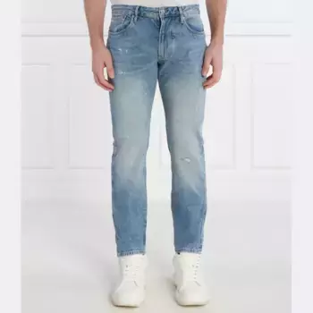 Джинсы узкого кроя j06 Emporio Armani, синий