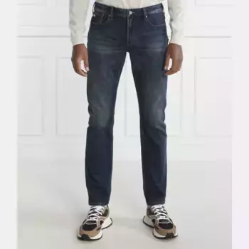 Джинсы узкого кроя j06 Emporio Armani, синий