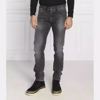Джинсы узкого кроя j16 Emporio Armani, черный