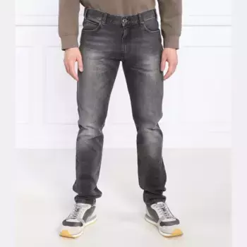 Джинсы узкого кроя j16 Emporio Armani, серый