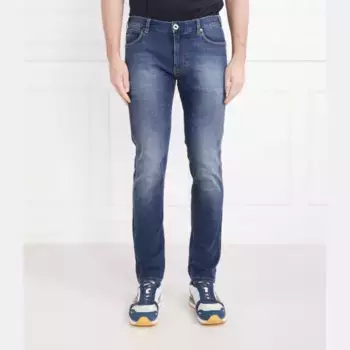 Джинсы узкого кроя j16 Emporio Armani, синий