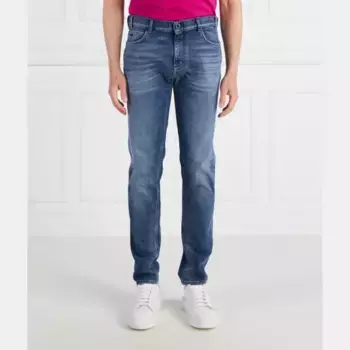 Джинсы узкого кроя j16 Emporio Armani, синий