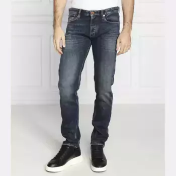 Джинсы узкого кроя j75 Emporio Armani, синий
