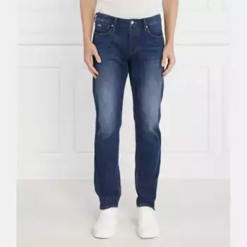 Джинсы узкого кроя j75 Emporio Armani, синий